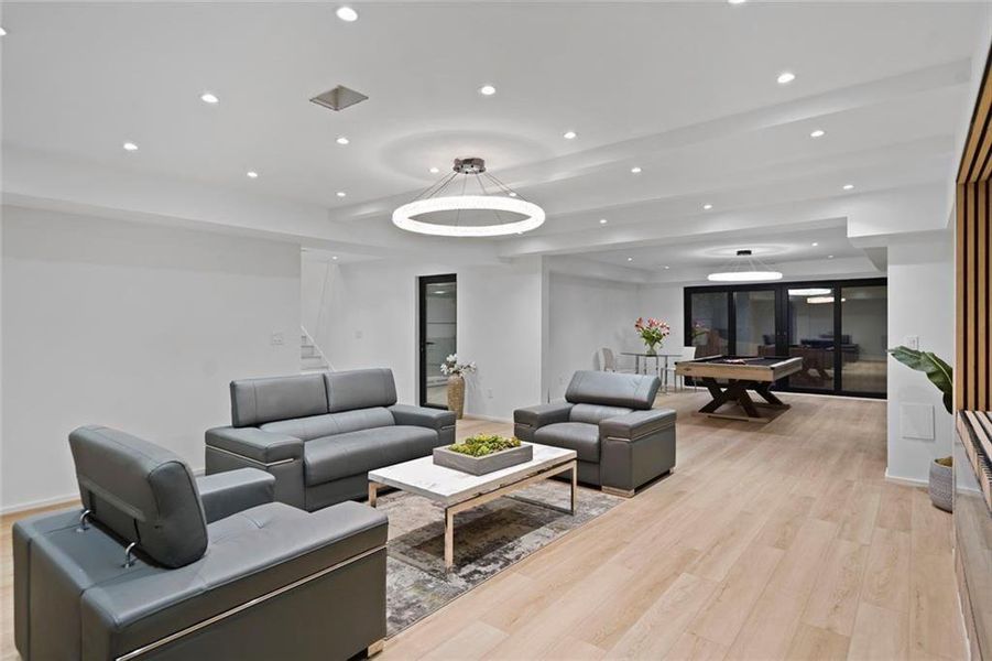 Furnished interior view inside a new home in , Atlanta (Image 15). Furnished interior view inside a new home in , Atlanta (Image 15).