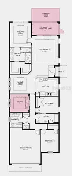 2D floor plan layout of this home in Esplanade at Azario Lakewood Ranch, Bradenton, FL (Image 3). 2D floor plan layout of this home in Esplanade at Azario Lakewood Ranch, Bradenton, FL (Image 3).