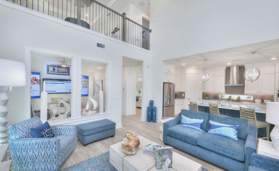 Furnished interior view inside a new home in Persimmon Park, Wesley Chapel (Image 16).