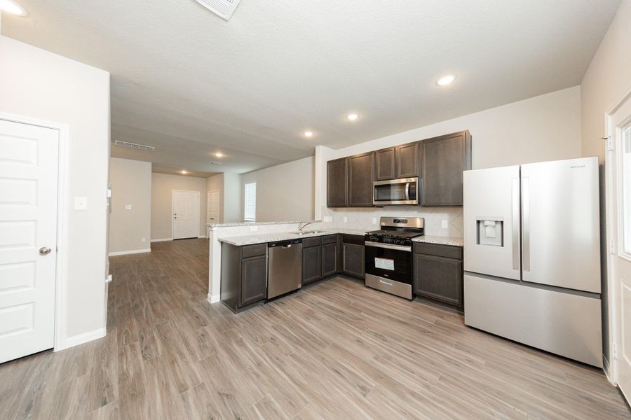 Furnished interior view inside a new home in Townsend Reserve, Splendora (Image 7). Furnished interior view inside a new home in Townsend Reserve, Splendora (Image 7).
