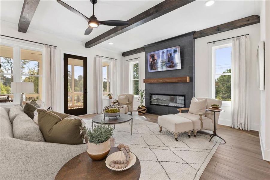 Furnished interior view inside a new home in Archerfield, Smyrna (Image 7).