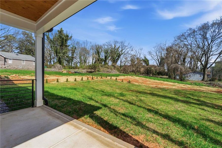 Exterior details and patio area of a home in , Scottdale (Image 27).