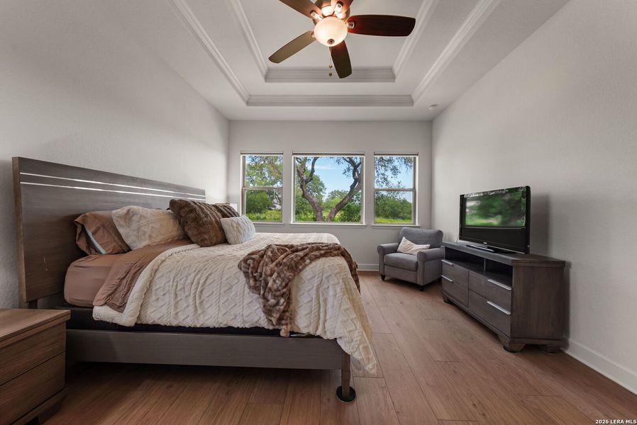Furnished interior view inside a new home in Legend Park, Castroville (Image 33).