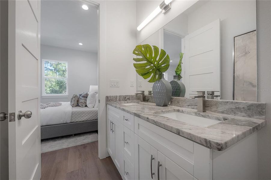 Furnished interior view inside a new home in , Tampa (Image 42). Furnished interior view inside a new home in , Tampa (Image 42).