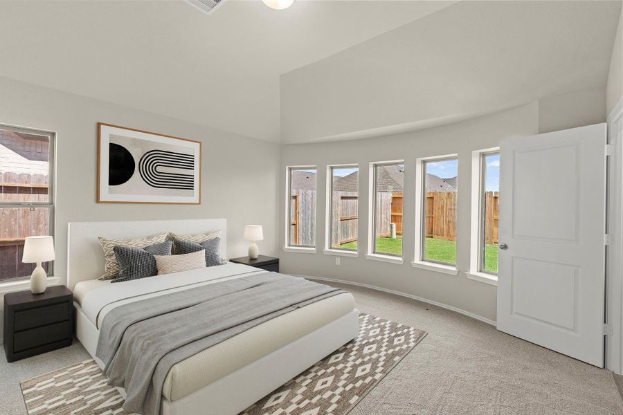 Furnished interior view inside a new home in Candela, Richmond (Image 10). Furnished interior view inside a new home in Candela, Richmond (Image 10).