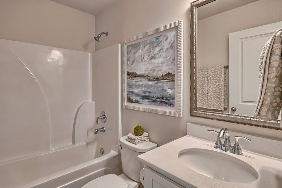 Representative furnished interior of a home built from the Poplar A by McGuinn Homes in Reserve at Mill Creek, Columbia (Image 18).
