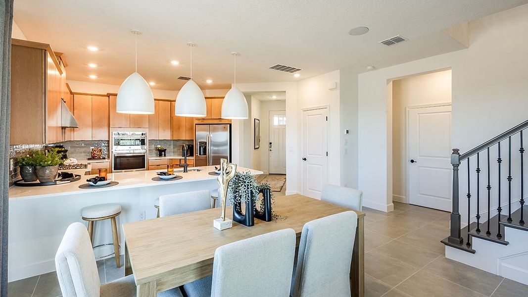 Furnished interior view inside a new home in Lochside, Mount Dora (Image 8). Furnished interior view inside a new home in Lochside, Mount Dora (Image 8).