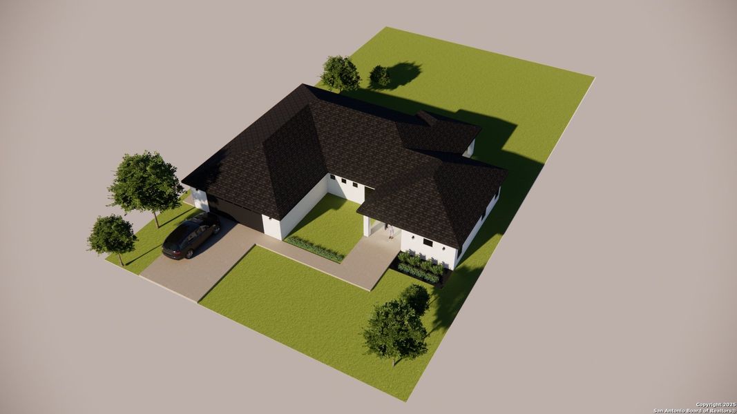 Exterior rendering of this home design in , La Vernia, TX (Image 20). Exterior rendering of this home design in , La Vernia, TX (Image 20).