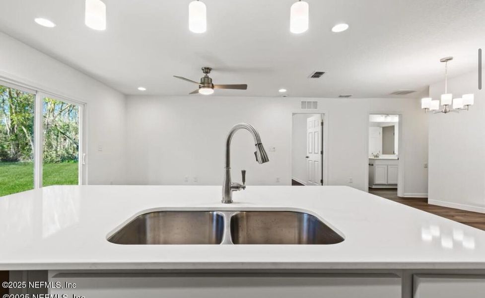 Furnished interior view inside a new home in , Jacksonville (Image 7). Furnished interior view inside a new home in , Jacksonville (Image 7).