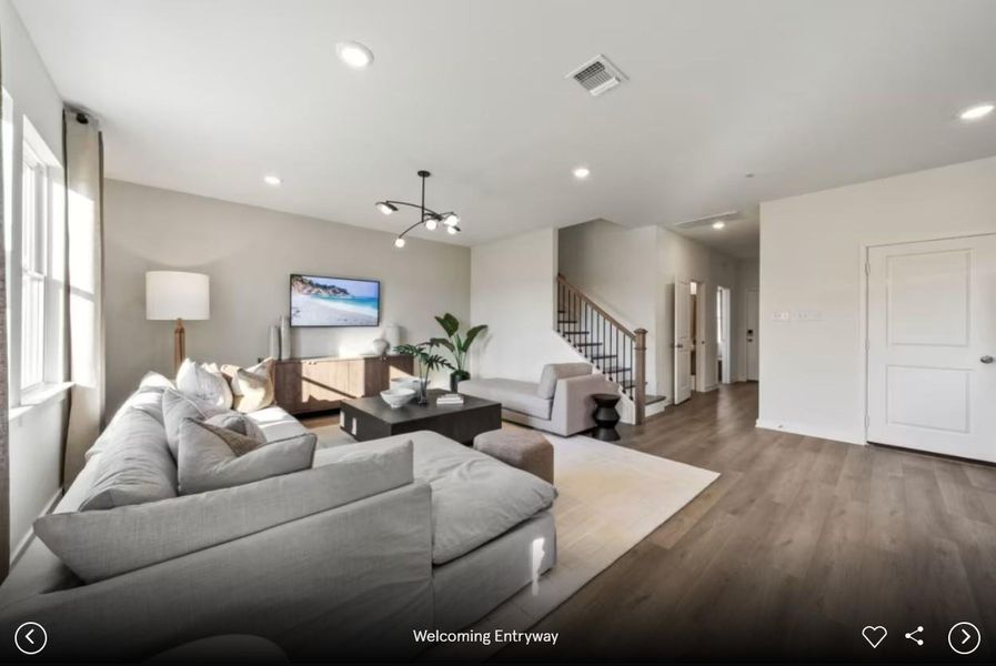 Interior photos- Photo of Centex model home with same floor plan, not of actual home listed.