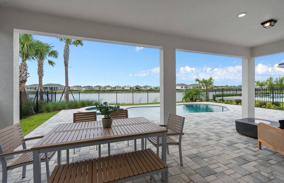 Representative exterior details of a home built from the Prosperity by Del Webb in Del Webb Lakehaven, Clermont (Image 4). Representative exterior details of a home built from the Prosperity by Del Webb in Del Webb Lakehaven, Clermont (Image 4).