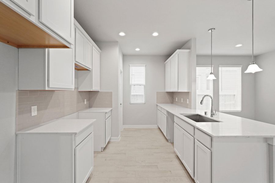 Furnished interior view inside a new home in Grand Oaks Village, Houston (Image 6).