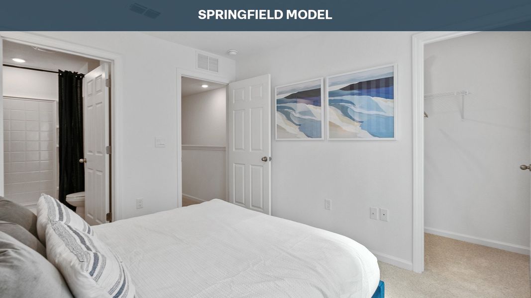 Furnished interior view inside a new home in Cordera Townhomes, St. Augustine (Image 12).