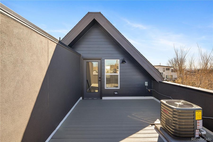 Exterior details and patio area of a home in , Denver (Image 4).