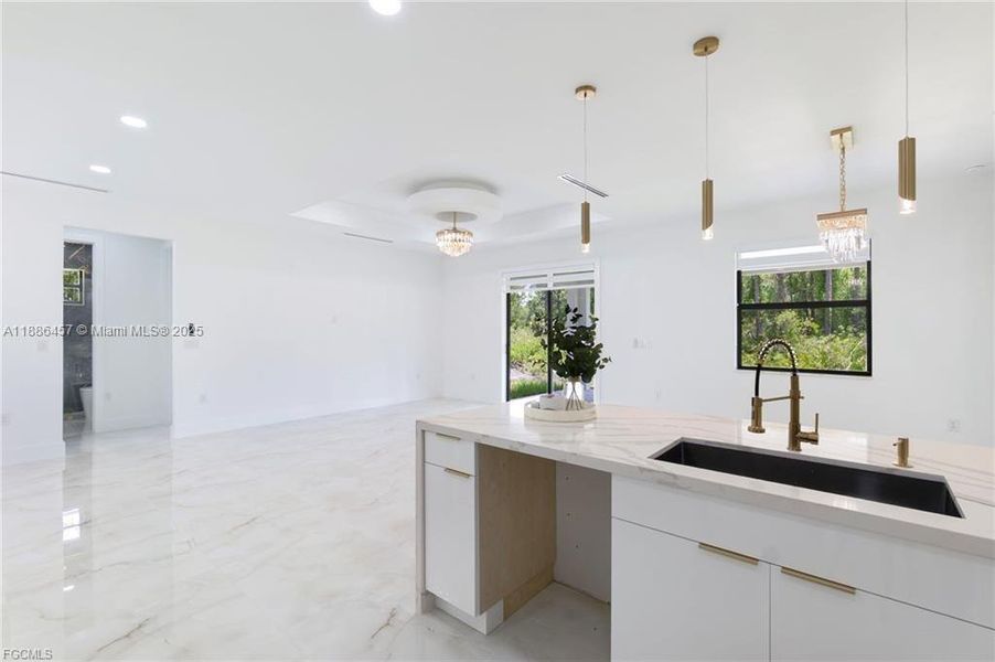 Furnished interior view inside a new home in , Lehigh Acres (Image 3). Furnished interior view inside a new home in , Lehigh Acres (Image 3).