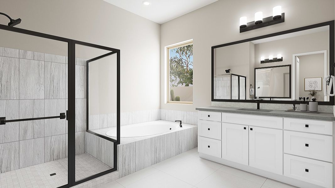 Representative furnished interior of a home built from the Holly by Tri Pointe Homes in Treeline, Justin (Image 9). Representative furnished interior of a home built from the Holly by Tri Pointe Homes in Treeline, Justin (Image 9).