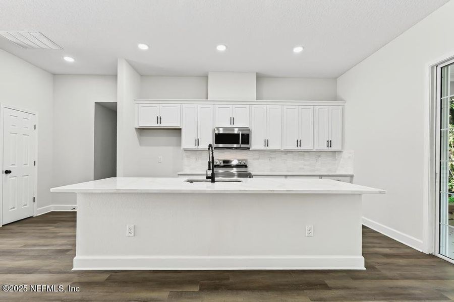 Furnished interior view inside a new home in , Jacksonville (Image 8). Furnished interior view inside a new home in , Jacksonville (Image 8).