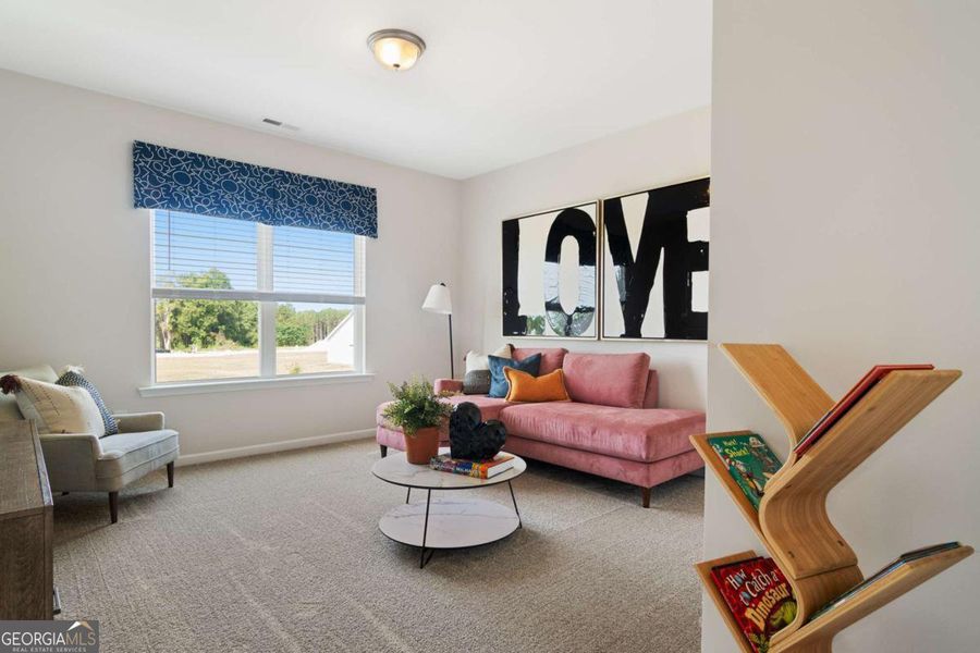 Furnished interior view inside a new home in Bryson Farms, Byron (Image 16). Furnished interior view inside a new home in Bryson Farms, Byron (Image 16).