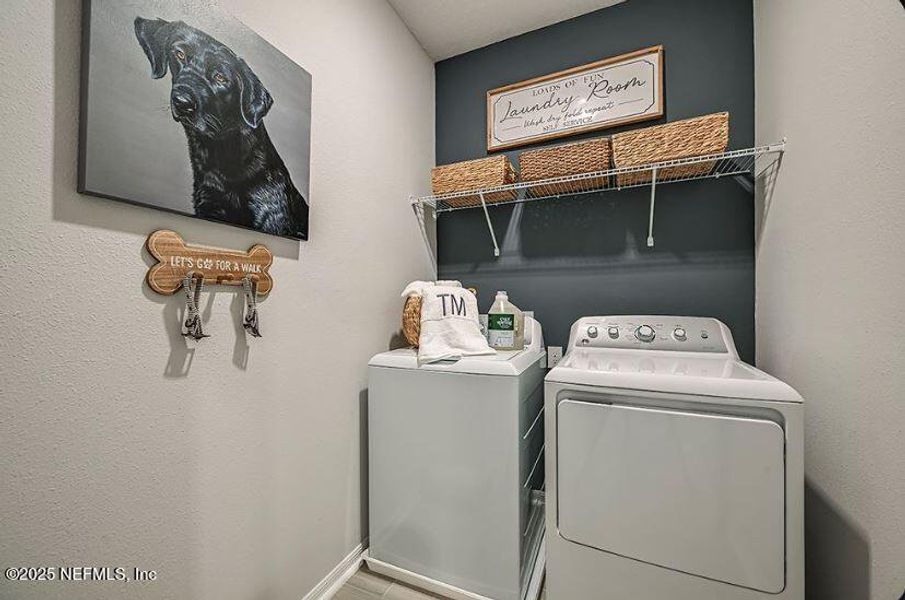 Furnished interior view inside a new home in Cherry Elm at SilverLeaf, St. Augustine (Image 10).