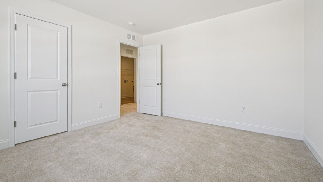 Representative furnished interior of a home built from the Wagener by DRB Homes in Station Pointe, Angier (Image 39).