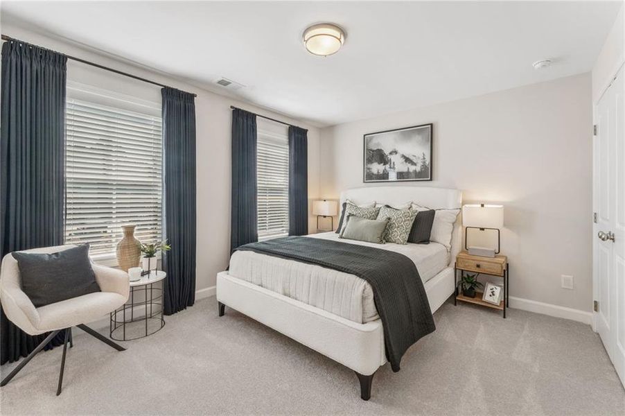 Furnished interior view inside a new home in East Park Village, Kennesaw (Image 11). Furnished interior view inside a new home in East Park Village, Kennesaw (Image 11).