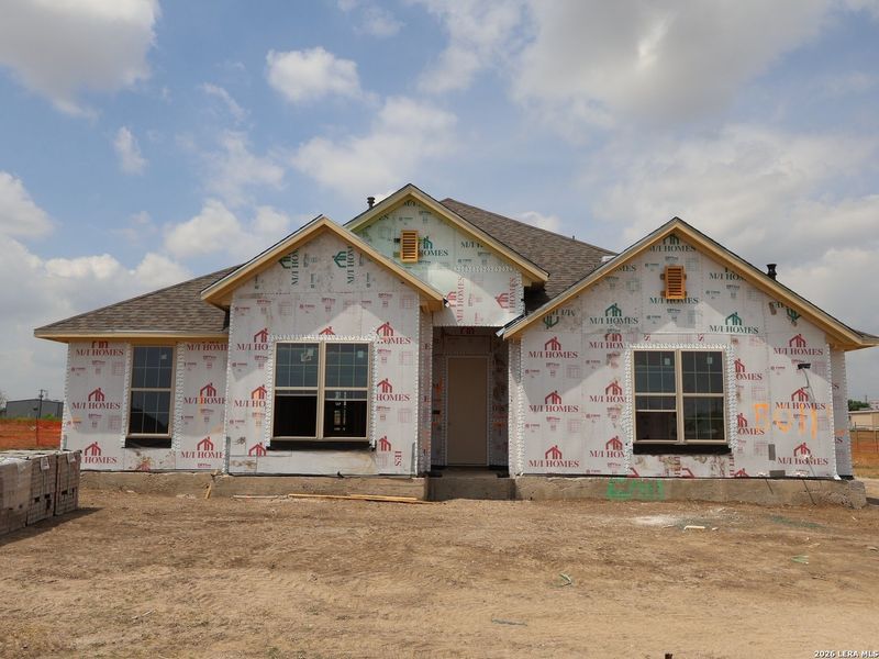 In-progress construction of a new home in Everly Estates, San Antonio, TX (Image 15).