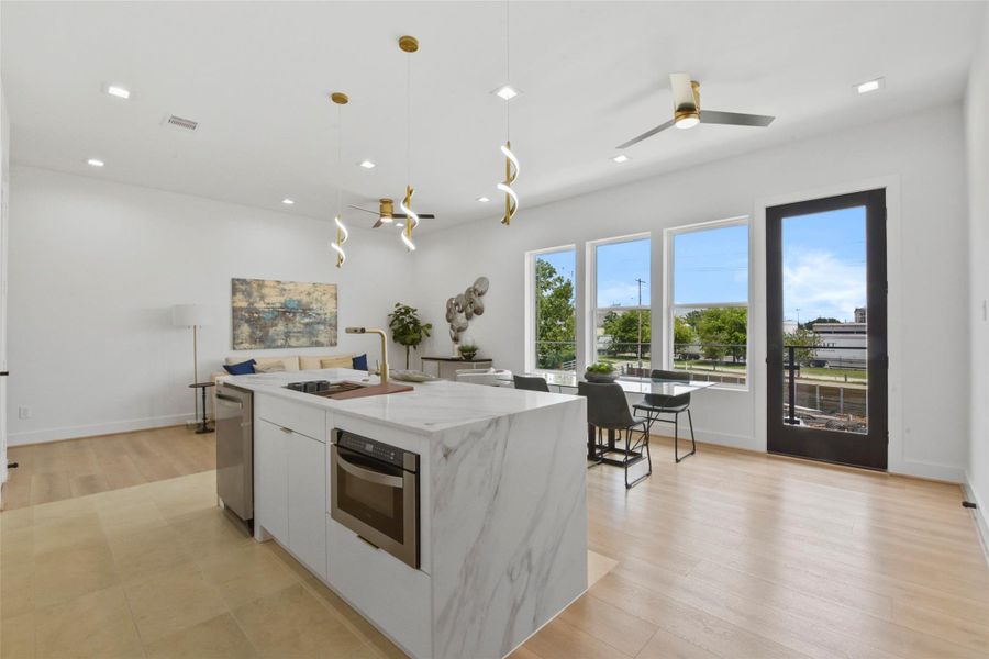 Furnished interior view inside a new home in , Houston (Image 14). Furnished interior view inside a new home in , Houston (Image 14).