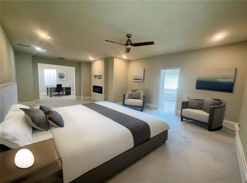 Furnished interior view inside a new home in , Rex (Image 7). Furnished interior view inside a new home in , Rex (Image 7).