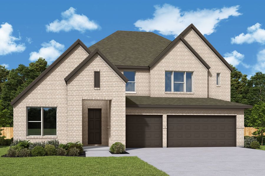 Representative exterior photo of a completed home built from the The Sarita by David Weekley Homes in Beacon Point at Lago Mar - Overlook Collection, Texas City, TX (Image 19). Representative exterior photo of a completed home built from the The Sarita by David Weekley Homes in Beacon Point at Lago Mar - Overlook Collection, Texas City, TX (Image 19).