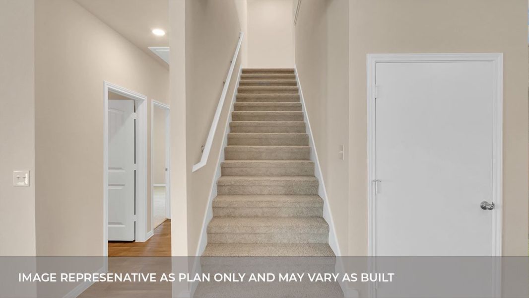 Representative furnished interior of a home built from the The Quincy by D.R. Horton in Rosenbusch Ranch, Leander (Image 8).