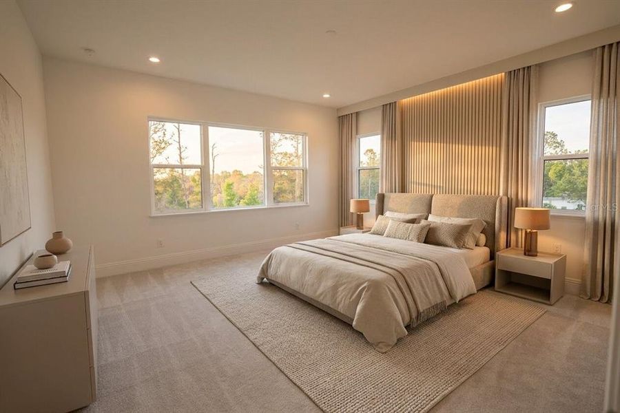 Furnished interior view inside a new home in , Montverde (Image 6). Furnished interior view inside a new home in , Montverde (Image 6).