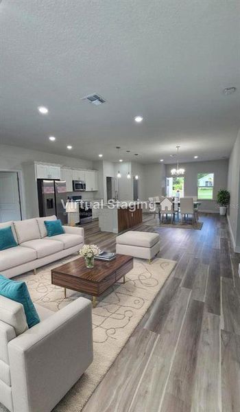 Furnished interior view inside a new home in , Ocala (Image 6).