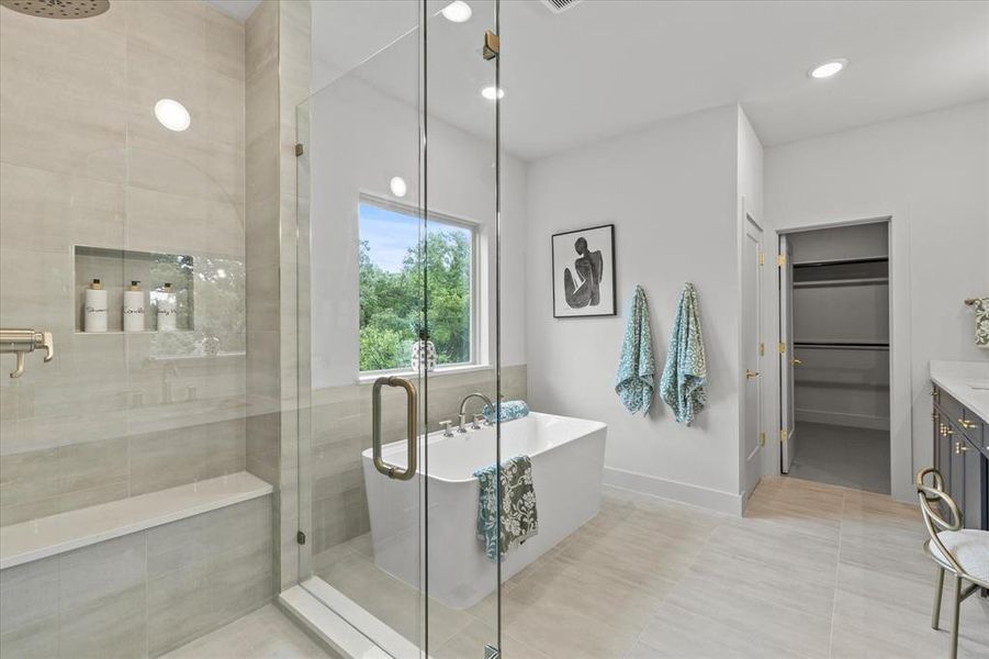 Furnished interior view inside a new home in , Lake Dallas (Image 15). Furnished interior view inside a new home in , Lake Dallas (Image 15).