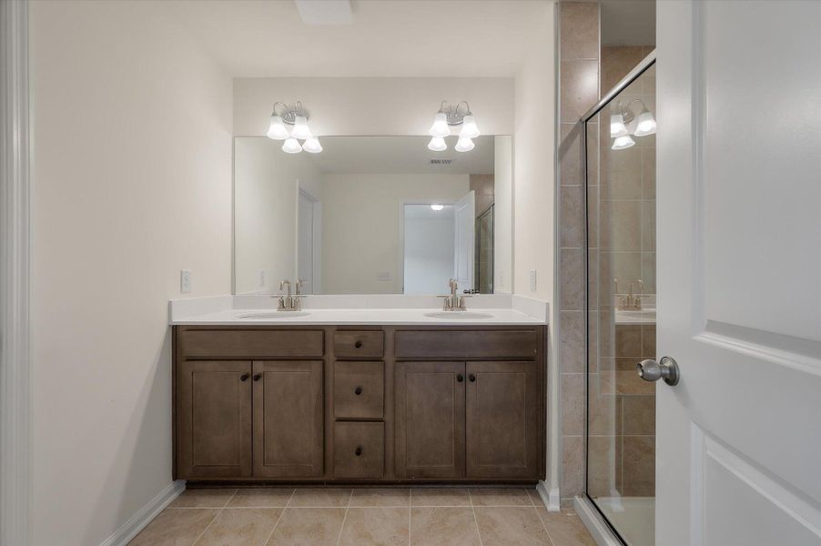 Furnished interior view inside a new home in The Landings at Montague, Goose Creek (Image 6). Furnished interior view inside a new home in The Landings at Montague, Goose Creek (Image 6).