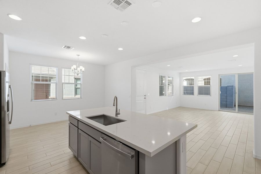 Furnished interior view inside a new home in Parkside, Avondale (Image 9).