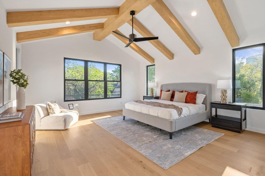 Furnished interior view inside a new home in , Houston (Image 6).