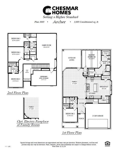 View of home floor plan