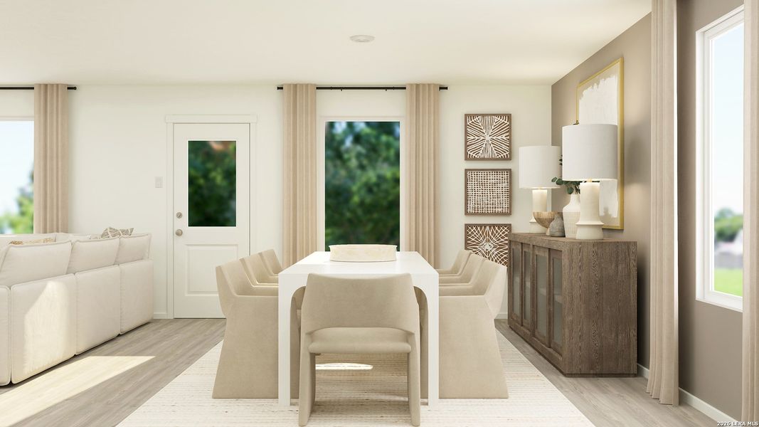 Furnished interior view inside a new home in Willow Point, San Antonio (Image 10). Furnished interior view inside a new home in Willow Point, San Antonio (Image 10).