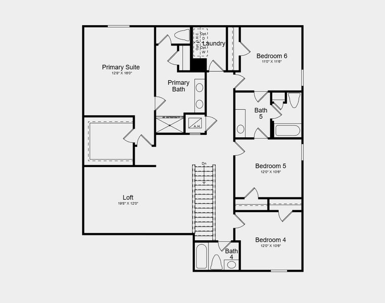 2D floor plan layout for the Macaw by Taylor Morrison in Westview, Poinciana, FL (Image 4). 2D floor plan layout for the Macaw by Taylor Morrison in Westview, Poinciana, FL (Image 4).