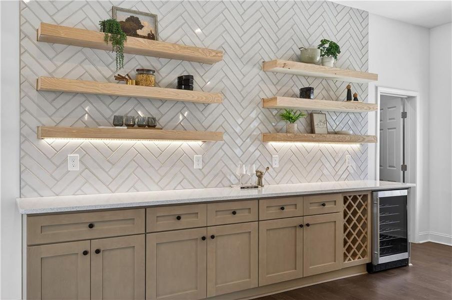 Furnished interior view inside a new home in , Buford (Image 5).