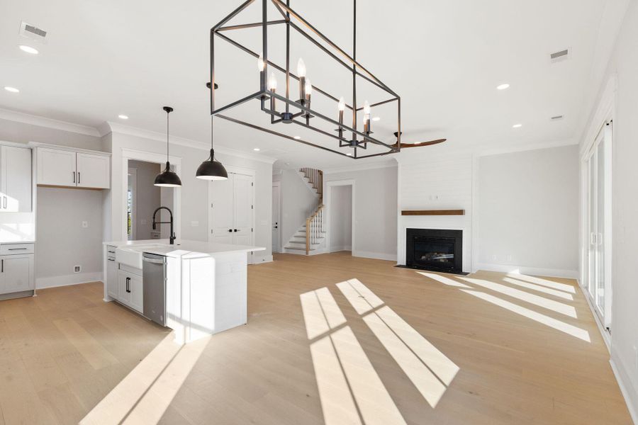 Spacious, unfurnished interior of a new home in Rivercroft, Awendaw (Image 49).