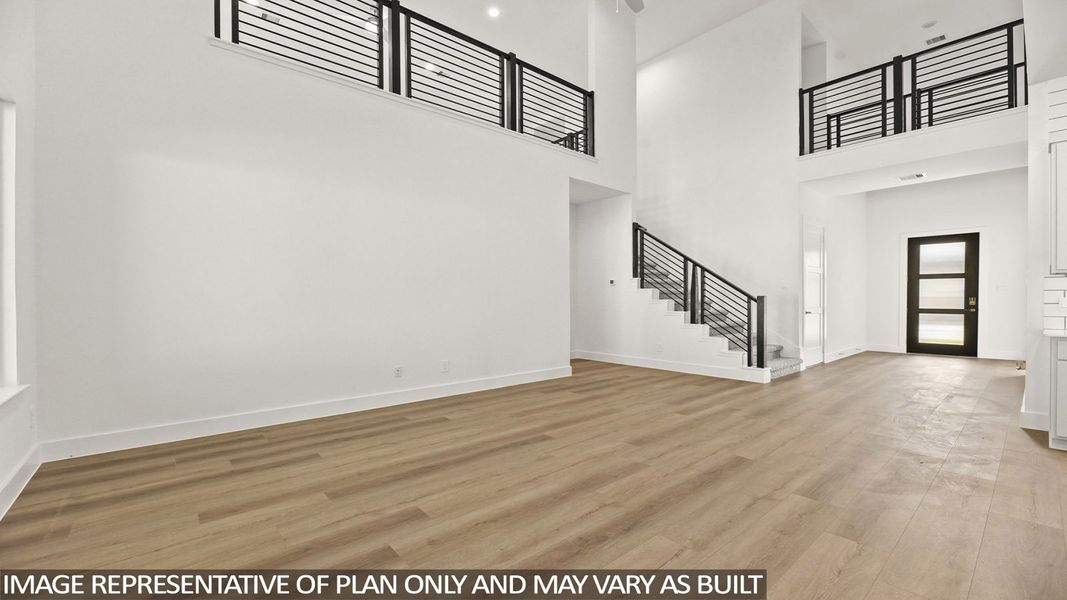 Representative unfurnished interior of a home built from the Tourmaline by D.R. Horton in Mill Creek Estates, Magnolia (Image 14).