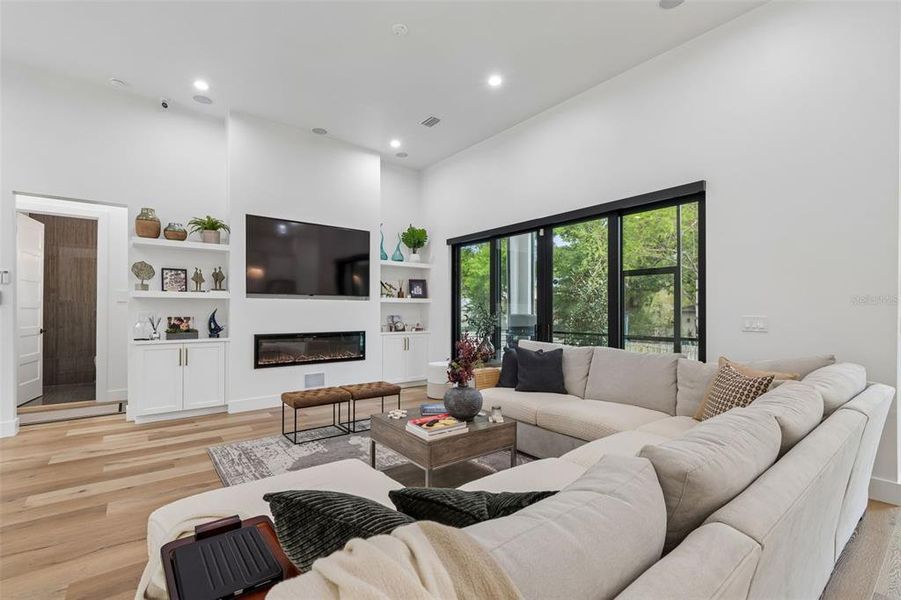 Furnished interior view inside a new home in , Tampa (Image 12). Furnished interior view inside a new home in , Tampa (Image 12).