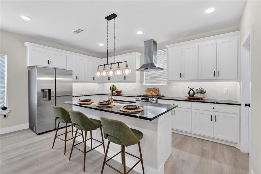 Furnished interior view inside a new home in , Dallas (Image 33).