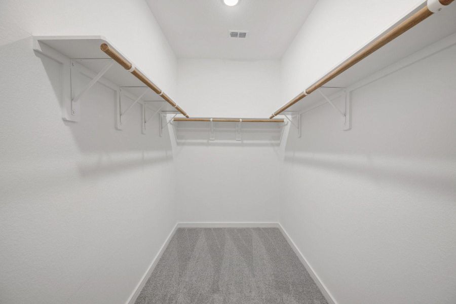 Primary walk-in closet