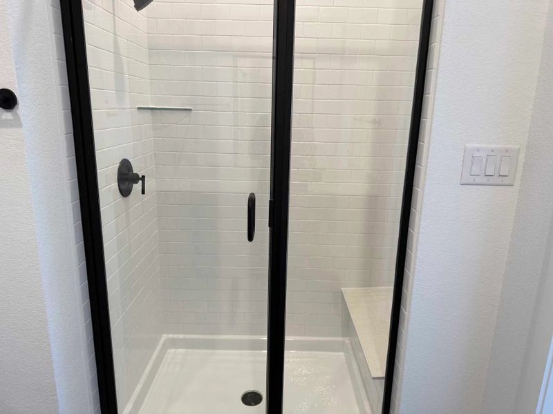 Primary Bathroom Construction Progress featuring the Oxford Collection Primary Bathroom Construction Progress featuring the Oxford Collection