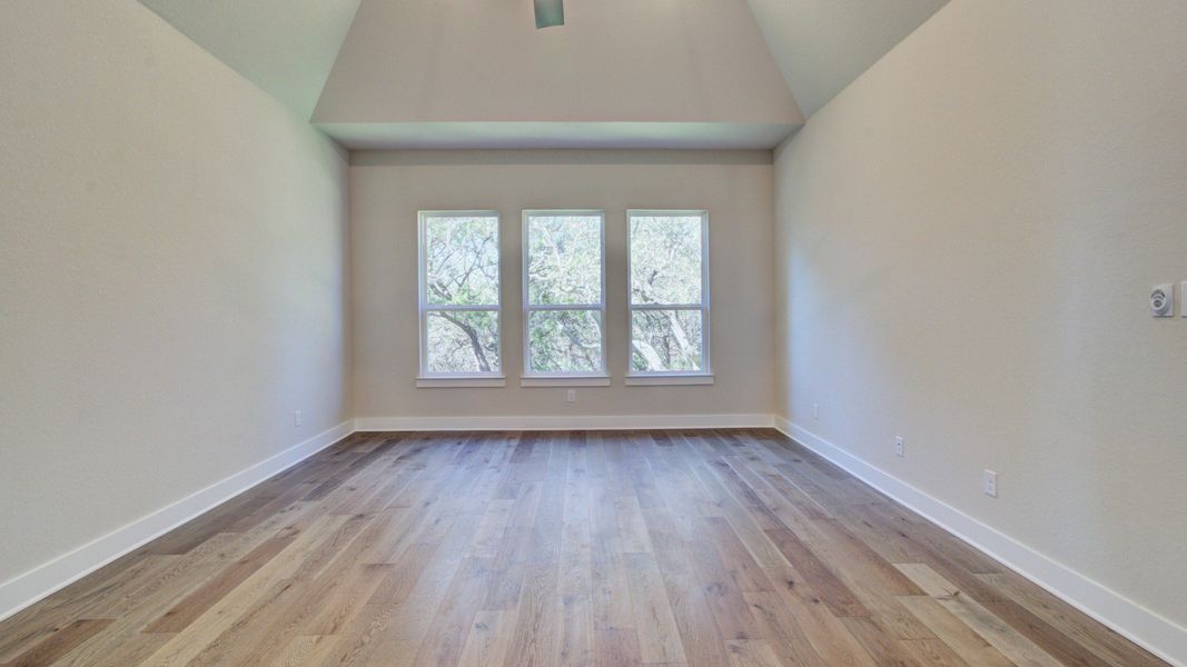 Furnished interior view inside a new home in Verandas at the Rim, San Antonio (Image 25). Furnished interior view inside a new home in Verandas at the Rim, San Antonio (Image 25).