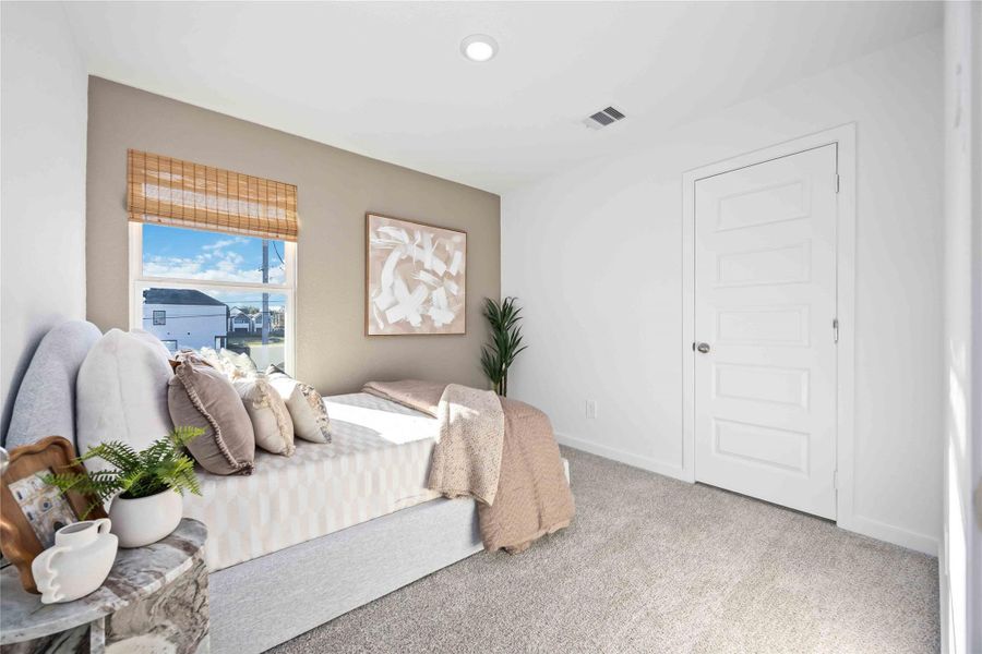 Furnished interior view inside a new home in Wheatley Oaks, Houston (Image 9).