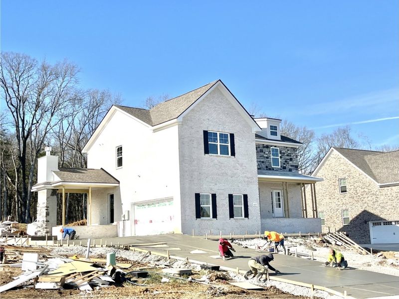 Wonderful side entry garage