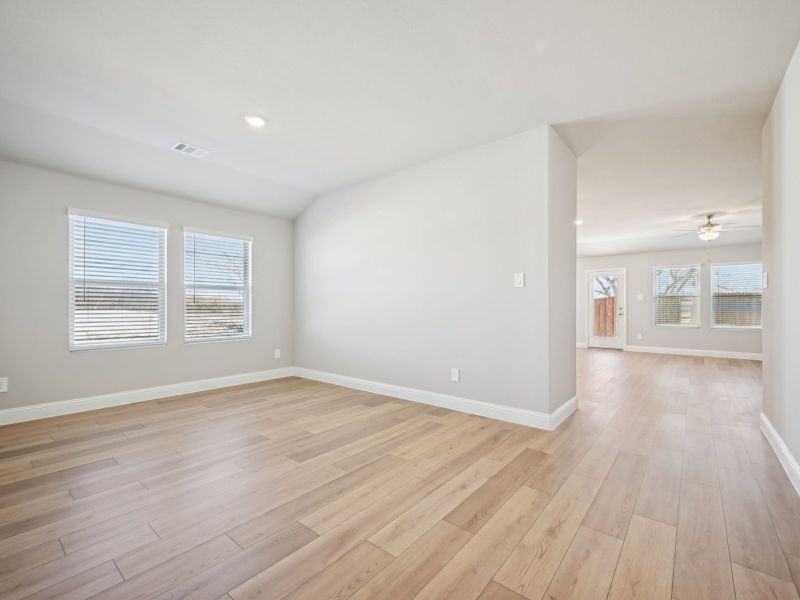 Spacious, unfurnished interior of a new home in Parks at Foster Crossing - Premier Series, Anna (Image 13). Spacious, unfurnished interior of a new home in Parks at Foster Crossing - Premier Series, Anna (Image 13).